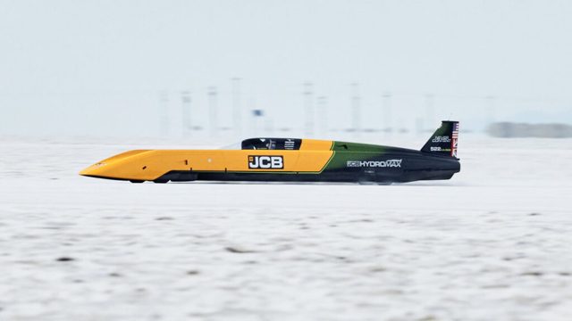 JCB Hydromax Hits 406mph, Smashes Hydrogen Speed Record