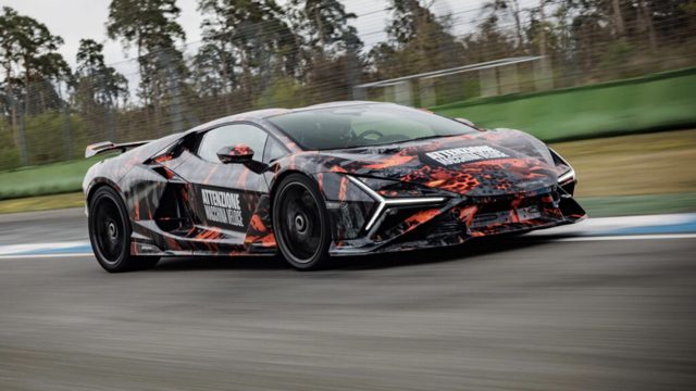 Lamborghini Revuelto SV Teased as it Sets Hockenheim Lap Record