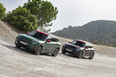 Mini Aceman and Cooper JCW Electric