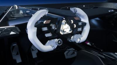 Alpine A390 Beta - steering wheel