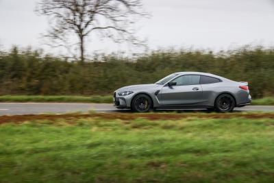 BMW M4 - side, driving