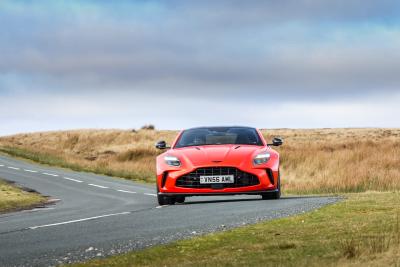 Aston Martin Vantage, front, driving