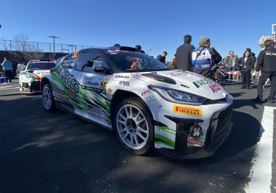 Kovalainen's Toyota GR Yaris at Rally Japan 2024