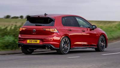 Mk8.5 VW Golf GTI Clubsport, rear 3/4