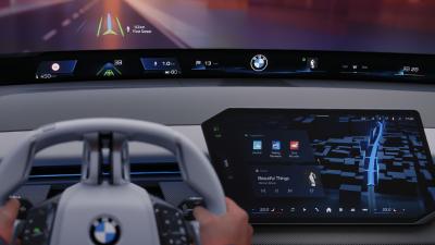 BMW iDrive X - driving