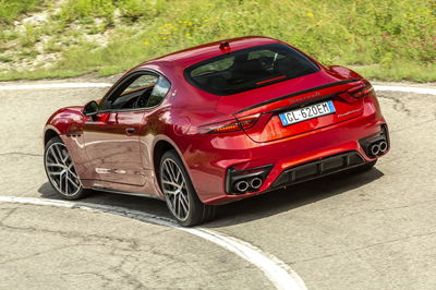 Maserati GranTurismo Trofeo - rear, driving