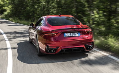 Maserati GranTurismo Trofeo - rear, driving