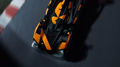 McLaren LMDh car - overhead