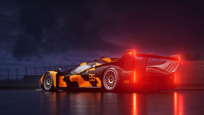 McLaren LMDh car - rear