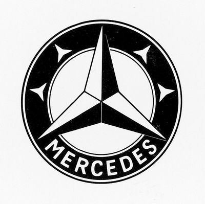 An early Mercedes logo