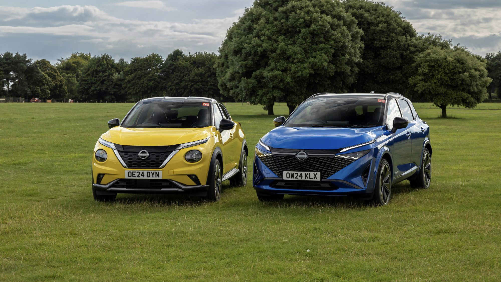 Nissan Juke and Qashqai