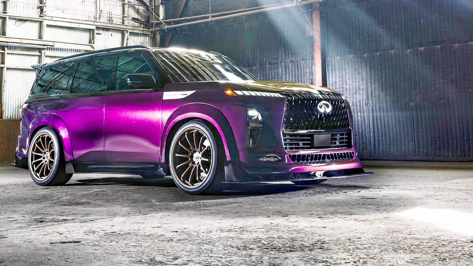 Infiniti Makes A 1,000-Horsepower QX80 Godzilla For SEMA