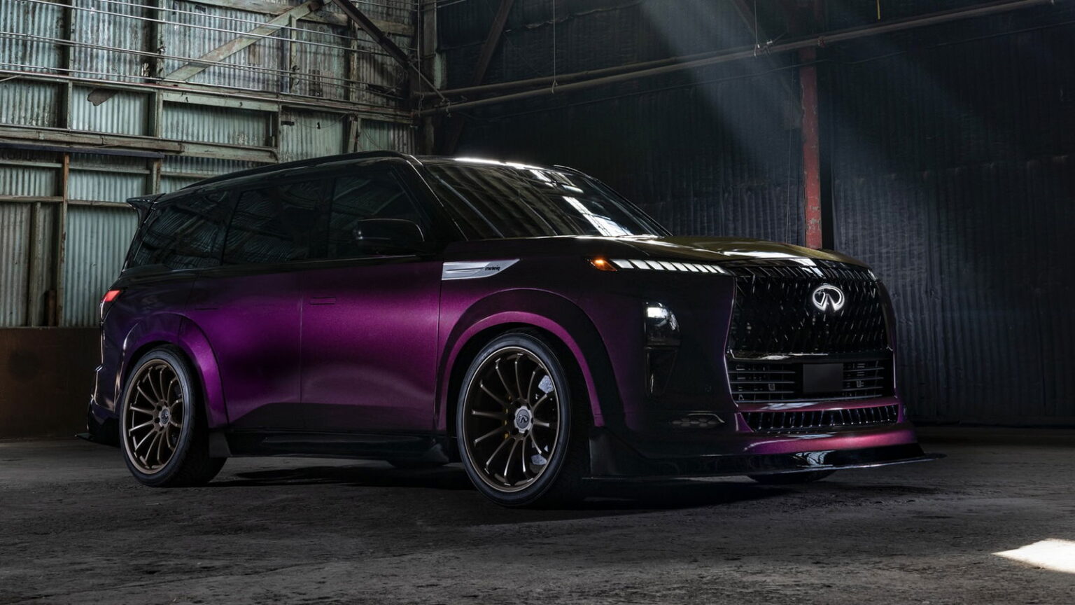 Massive Infiniti QX80 R-Spec Gets 1000bhp Nissan GT-R Power