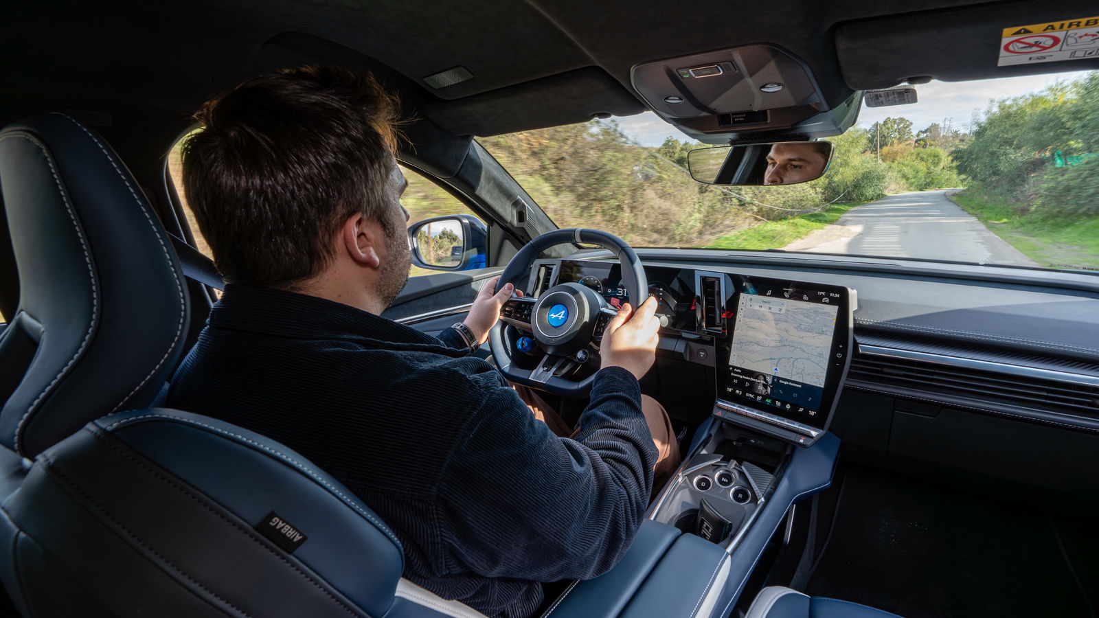 Alpine A390 GT - interior, driving