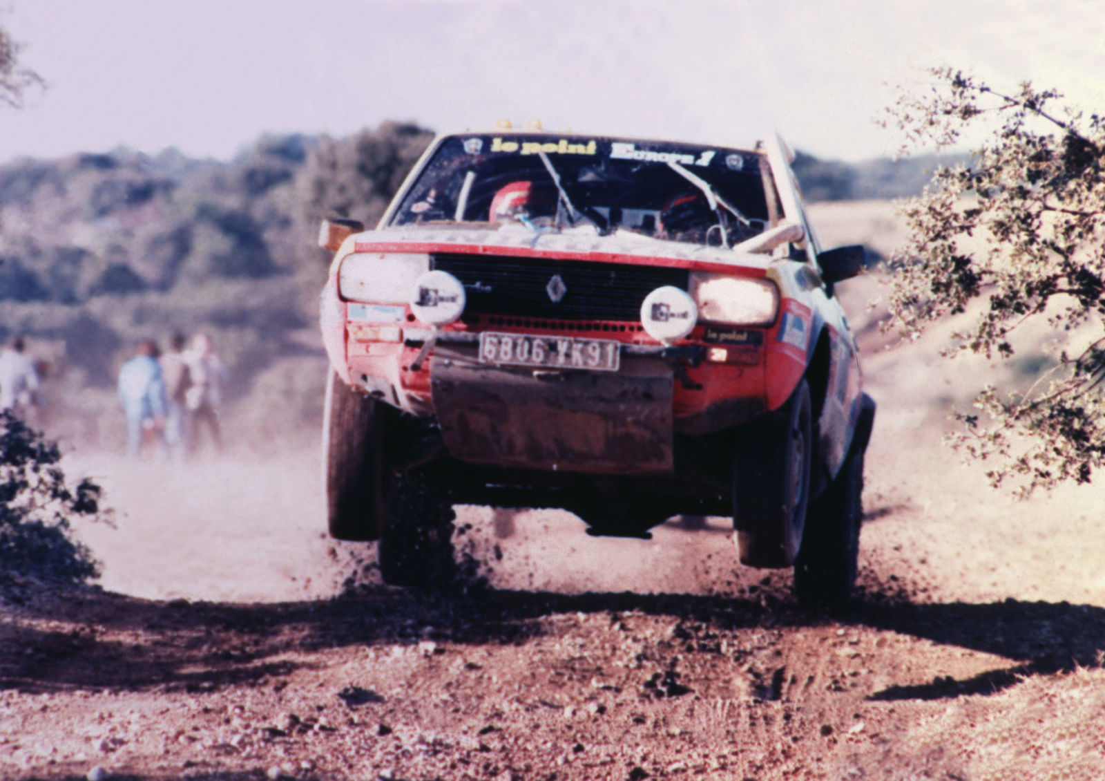 An early edition of the Dakar Rally