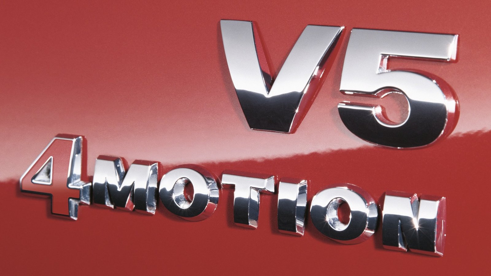 Volkswagen V5 badge detail