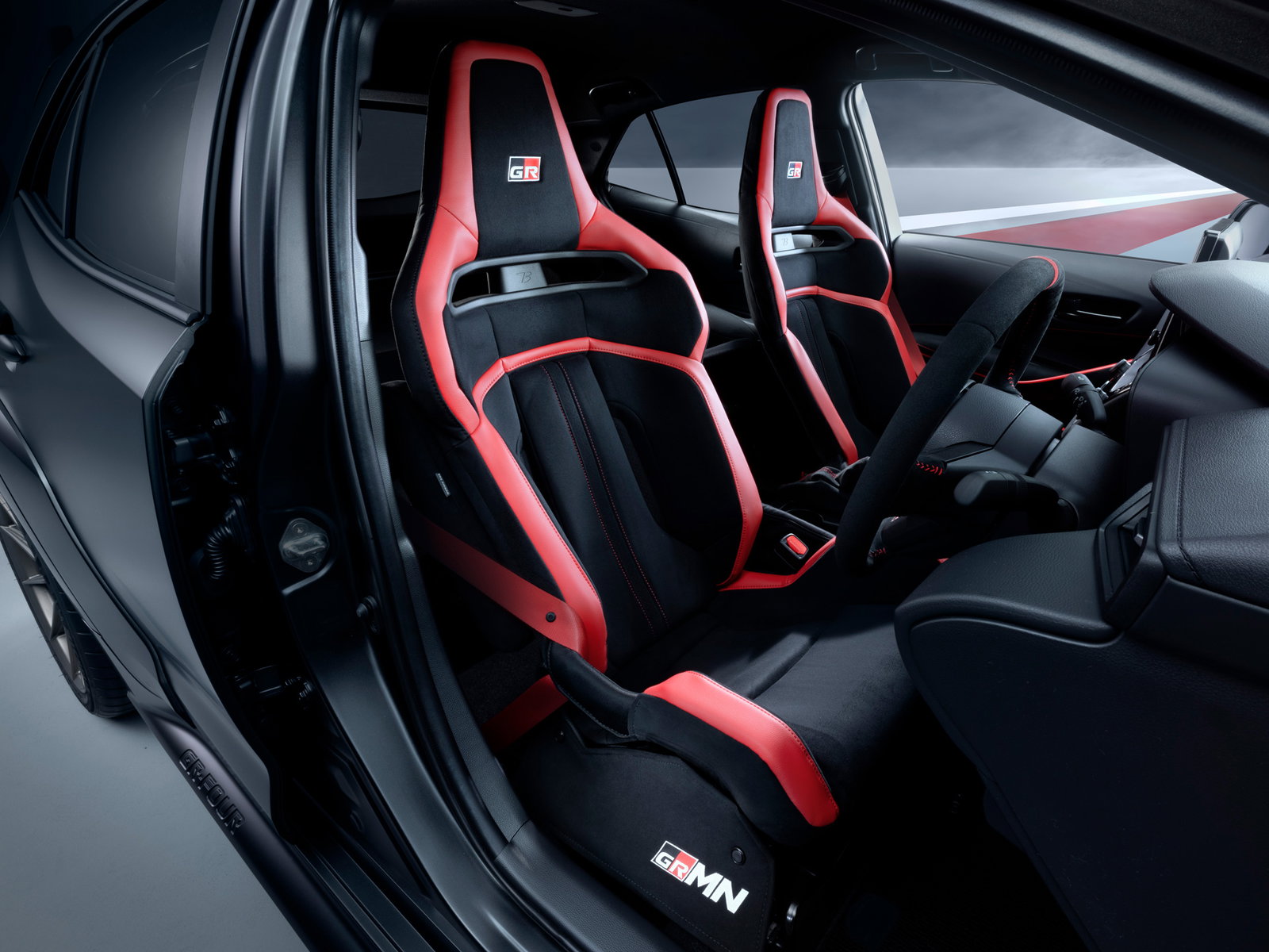 Toyota GRMN Corolla - interior, front