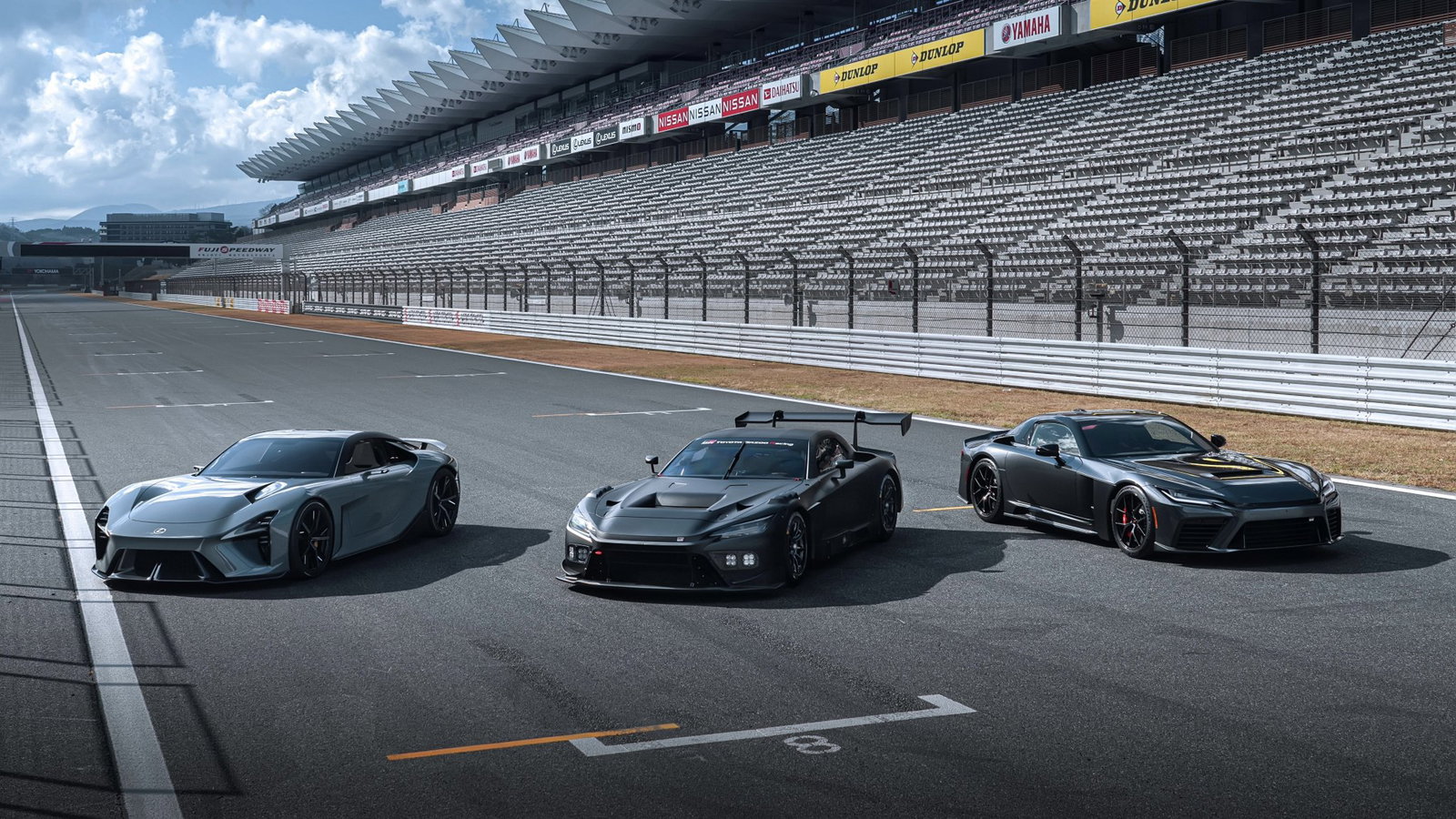 Lexus LFA concept, Toyota GR GT3 and Toyota GR GT